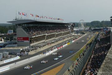 El circuito de Bugatti utiliza la recta principal y algunas curvas del circuito de la Sarthe, conocido por albergar las 24 horas de Le Mans.