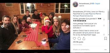 Los ex jugadores de fútbol Fernando Sanz y Fernando Morientes junto a sus familias han disfrutado de la entra?able visita navide?a a Papá Noel en Laponia, Finlandia.