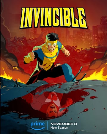 invencible temporada 2 poster amazon prime video