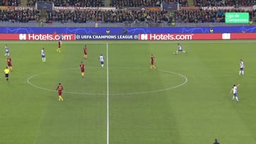 Muy cerca del Madrid y hace esto: el pase de Militao