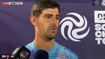 Courtois se hace un Carvajal y deja una frase que escocerá en Barcelona