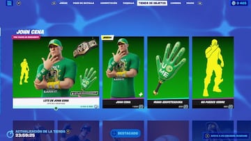 John Cena es una skin de la tienda de Fortnite que tenemos que comprar con paVos