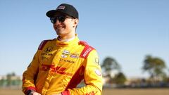 Álex Palou, durante los test de pretemporada en el circuito de Sebring.