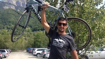 Marc Sutton, el biker asesinado por un cazador en los Alpes. Trabajaba en un bar vegano de un resort de esquí en Les Gets.