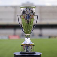 Higor Meritão desafió a la suerte al tocar el trofeo de la Concacaf