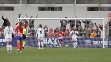 05/01/25 
PARTIDO FUTBOL FEMENINO PRIMERA DIVISION LIGA F
ATLETICO DE MADRID FEMENINO REAL MADRID FEMENINO

GOL 1-2 MISA PROPIA PUERTA ALEGRIA 