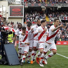 Sólo los Rayo del ascenso han marcado más que el de Míchel