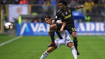 El colombiano Juan Guillermo Cuadrado acumula 156 minutos jugados con Juventus, disputados en Serie A de Italia. En Champions League a&uacute;n no juega.