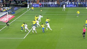¿Cómo salvó Cristiano un punto para el Madrid?: la secuencia