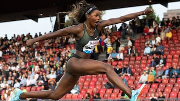 Caterine Ibarg&uuml;en se impuso en la final de temporada de la Liga Diamante en Zurich. El viernes competir&aacute; en Bruselas en la modalidad de salto largo.