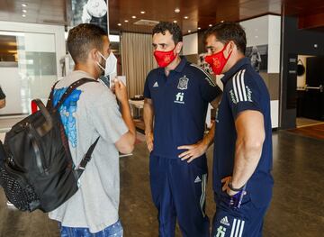 Koke junto a Molina.