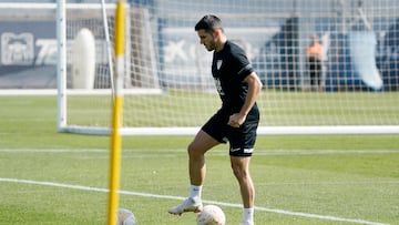 Jairo, en su etapa con el Málaga,