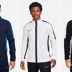 Abrígate con esta chaqueta de entrenamiento de Nike, ideal para hacer deporte