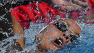 <b>EXCELENTE. </b>Patricia Castro rebajó por dos veces el récord de España en Budapest, en la prueba de los 200 libre. Hoy nadará la final.