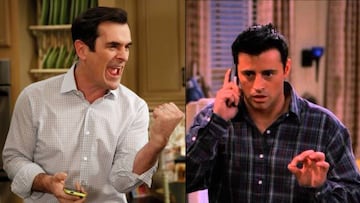 Phil Dunphy (Ty Burrel) y Joey Tribbiani (Matt Leblanc)