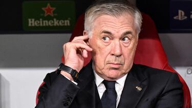 Carlo Ancelotti, entrenador del Real Madrid.