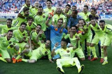 Otra gran actuación de Bravo, ahora frente al Atlético. Barcelona se corona campeón, y el chileno se postula como el candidato más fuerte para recibir el Zamora. Sólo ha recibido 19 goles en la temporada.