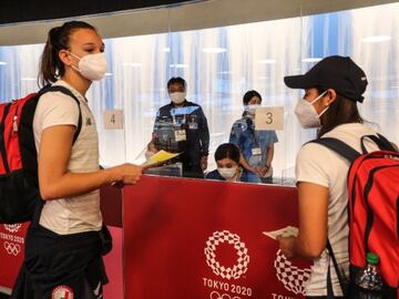 La Roja femenina aterrizó en Japón y está lista para enfrentar sus primeros Juegos Olímpicos. 