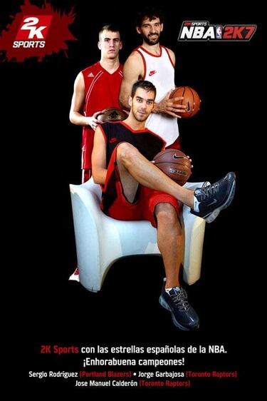 Estrellas españolas de la NBA para NBA 2K7
