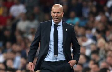 Real Madrid coach Zinedine Zidane