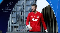 El portero espa&ntilde;ol del Manchester United, David de Gea.