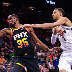 Wembanyama asalta la casa de Durant