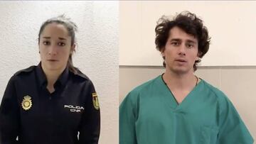 Nuestros deportistas luchan contra el COVID-19: Héroes en el podio, hospitales y coches patrulla