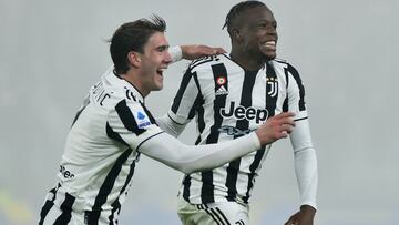 Juventus ganó 2-0 a Hellas Verona por la fecha 24 de la Serie A. Vlahovic y Zakaria anotaron los goles del triunfo, Cuadrado jugó 15 minutos.