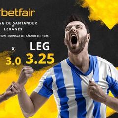Racing de Santander vs. Leganés: horario, TV, estadísticas, clasificación y pronósticos