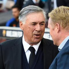 Ancelotti hits out Barca fans who showed Koeman 'a lack of respect'