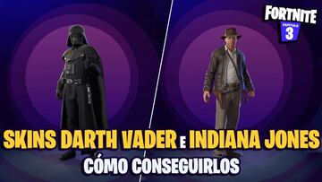 Cómo conseguir a Darth Vader e Indiana Jones en Fortnite