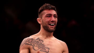 El luchador australiano Suman Mokhtarian, durante un combate en la UFC