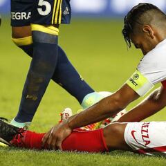 Mónaco: Falcao afuera varias semanas por lesión muscular