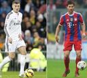 Xabi Alonso da más pases pero Kroos tiene mayor acierto
