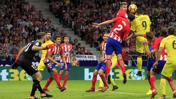 Bacca remata el córner e iguala el Atlético-Villarreal.