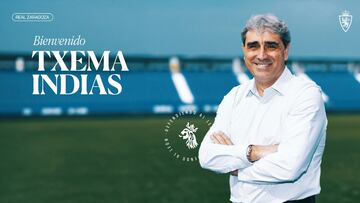 Oficial: Txema Indias, nuevo director deportivo del Real Zaragoza