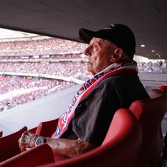 Juan, el aficionado atlético de 93 años, que está viviendo un sueño