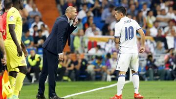 James hace parte del nuevo pla de Zidane luego de las lesiones de Bale y Lucas Vázquez