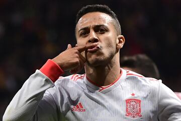 Thiago Alcantara celebrates after scoring his team's fourth goal.