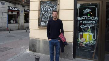 Greg Vermersch posa para As en la cafetería La Bicicleta de Madrid.