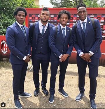 Elegancia pura en la concentración de Milanello previo al viaje a Rusia. La Selección Colombia debuta el próximo 19 de junio ante Japón