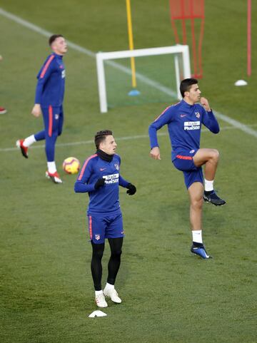 Atlético de Madrid - Barcelona: Entrenamientos previos