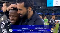 Nadie ha reparado en ello y es brutal: la frase que le dijo Arbeloa a Vinicius según acabó el partido