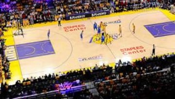 <b>GRAN RECUERDO. </b>El Staples Center en un Lakers-Mavericks.