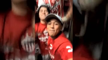 Allende mostr¨® el festejo chileno en camar¨ªn de Necaxa