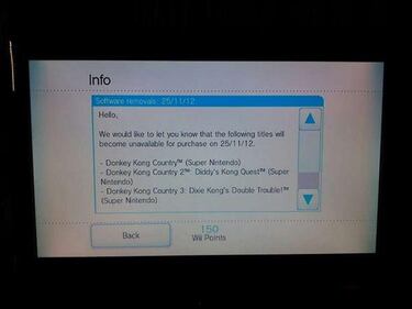 Los juegos de Donkey Kong Country desaparecerán de la consola virtual