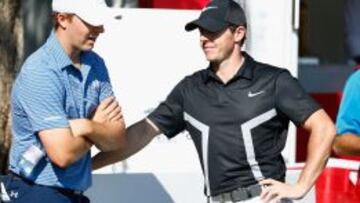 Jordan Spieth y Rory McIlroy. 