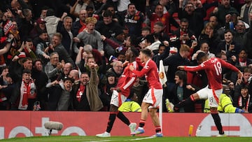 Las otras tomas de los milagrosos goles de Mainoo y Maguire