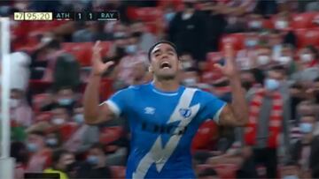 ¡Gigante Falcao! Agónico gol al 96' para darle la victoria al Rayo