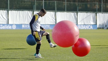 Entrenamiento Deportivo de La Coruña. Lucas Pérez